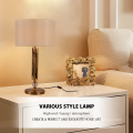 Luxury Retro American Style Metal Bedside Table Lamp For Home Decor